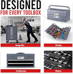 Toolbox Organization Magnetic Labels-80 Large Tool Chest Organizer Labels-Strong Magnets-Fits All Brands of Steel Tool Box Drawers(White 3.125x1.0 in)