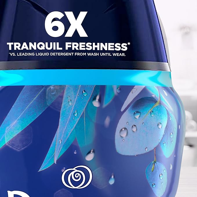 Downy Balance In-Wash Laundry Scent Booster Beads, Crisp Rain and Blue Eucalyptus scent, 18.2 oz, laundry scent beads, Long-lasting Freshness