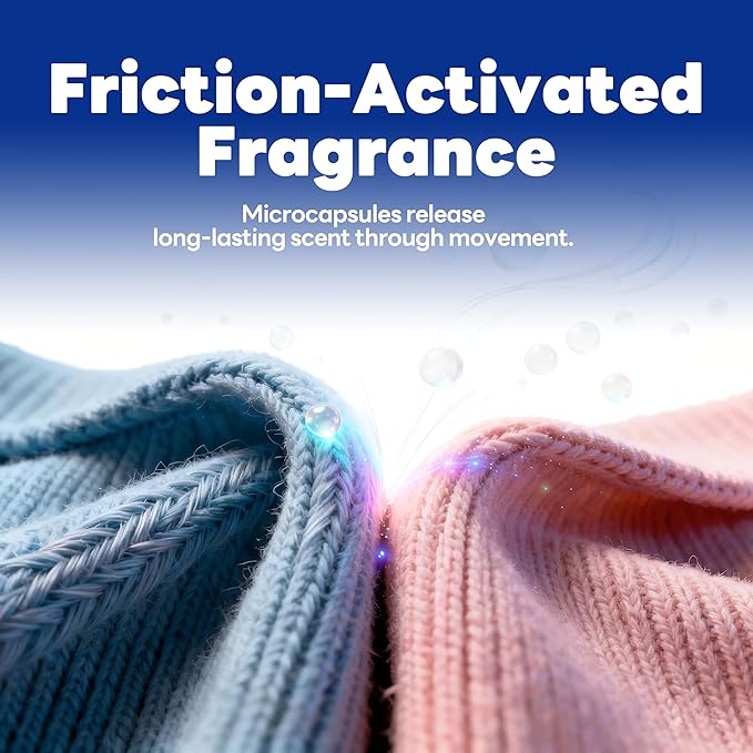 Laundry Fragrance Booster, Rose Scent, In-Wash Scent Beads for Washer, Compatible with All Machines, Easy Laundry Additive