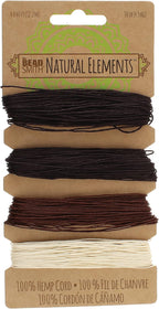 The Beadsmith 100% Hemp Cord – Bronze Colors – .55mm, 40 Foot Spool, 10LB Test Strength – Twine for Jewelry Making, Macrame, Paper Crafts, Gardening, Scrapbooking, Home Décor, DIY String Art & More