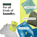 Zero Trace All Natural Laundry Detergent Sheets Eco Friendly - Laundry Soap - Travel Laundry Detergent with Fresh Scent (72 Loads 36 Sheets)