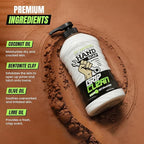 Grip Clean Heavy Duty Hand Cleaner for Mechanics – Natural Pumice & Clay-Infused Technology Removes Grease, Oil & Grime – Moisturizing Liquid Hand Soap for Shop, Garage & Industrial Use – 32oz