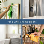 S&T INC. 100 Pack Microfiber Cleaning Cloth, Bulk Towels for Home, Reusable Microfiber Towels for Cars, Cleaning Rags, Assorted, 11.5 Inches x 11.5 Inches, 100 Count