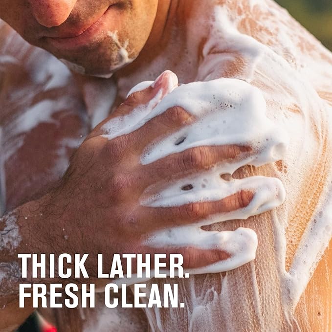 Every Man Jack Nourishing Coastal Moss Mens Body Wash for All Skin Types - Naturally Derived Ingredients - Cleanse and Hydrate Skin with Coconut and Glycerin - 24oz 2 Bottles