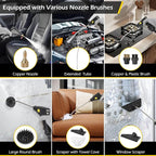 Dyna-Living Steam Cleaner 1500W Handheld Steamer for Cleaning Portable Car Steamer Cleaner, 221℉ High-Temp Steamer Cleaner for Home, Intelligent Touch Panel & Spray Gun Control