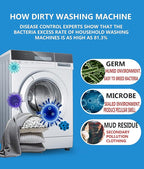 Finally Fresh Washing Machine Cleaner for Front / Top loaders, 20 Packs Washer Cleaner for Sensitive Skin, Suitable for All HE Washing Machines Include