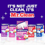 Mr. Clean Magic Eraser Sponge, All Purpose Cleaner, Cleaning Scrubber, Wall, Sneaker, Kitchen, Bathroom, Shower Cleaner, Cleaning Supplies, Melamine Sponge, Cleaning Pads, Extra Durable, 4ct