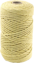 4mm x 200 Feet Yellow Jute Rope, Twine for Gardening Tomato Climbing Plant Tie Floristry Crafts Gift Wrapping Packing Decor
