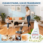 Floor Cleaning Solution for Mops, Compatible with Roborock (Qrevo/Q7/Q10/Saros 10R) and Other Brand Robot Vacuum and Mop Cleaner, Tea Tree Scent, 16.23 fl oz, Pack of 2