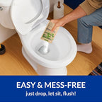 Freelivity Heavy Duty Toilet Bowl Cleaner Powder - Cleans Hard Water Rings, Calcium Buildup & Stains - 2 Treatments - Plastic-Free, 1 Pack