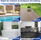 Scrub Brush Head for O Cedar Mop 1 Tank System, Scrubber Mop Head for Ocedar Spin Mop and Bucket, Hard Bristle Cleaning Brush for All Hard Surfaces Floors