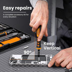 JOREST 59Pcs Small Precision Screwdriver Set with Torx T5, T6, T8, Mini Repair Tool Kit for Macbook, Computer, Laptop, iPhone, PS4 PS5, Xbox, Switch, Eyeglasses, Watch, PC, Ring Doorbell, Electronic