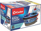 O-Cedar RinseClean Spin Mop & Bucket System | Clean with Water | Removes 99% of Bacteria