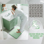 Yimobra Large Bath Mat 36"x24", Super Soft Quick Dry Memory Foam Bathroom Rug, Water Absorbent, Non Slip Backing Machine Washable for Tub Shower, Thick Comfort Support, Pale Green