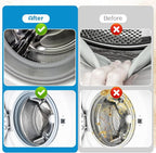 Lasnten 6 Pcs Washing Machine Cleaning Brush Kits - 5pcs Hard Bristle Crevice Cleaning Brush and 1pcs Front Load Washer Tool for Filter Kitchen Toilet Bathroom Sink Home Window