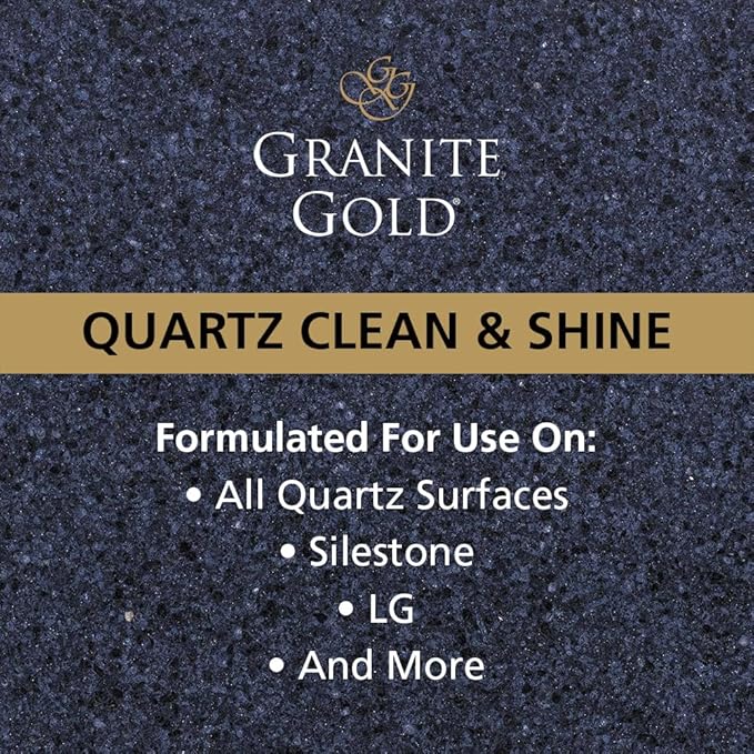 Granite Gold Clean and Shine Refill, Streak-Free Deep Cleaning and Polishing of Natural Stone and Quartz Surfaces, 64 Ounces