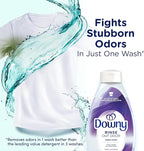 Downy RINSE & REFRESH Laundry Odor Remover and Fabric Softener, Fresh Lavender, 48 fl oz, Safe on ALL Fabrics, Gentle on Skin, HE Compatible