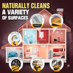 Pressurized Handheld Steam Cleaner for Home, Multi-Surface Steamer with 12 Accessories, 12.8oz Natural Steamer for Cleaning Car, Bathroom, Shower, Upholstery, Grout, Window, Grease