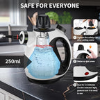 Pressurized Handheld Steam Cleaner with 14 pcs Accessories, Portable Steamer for Cleaning, Steam Cleaner for Home for Dirt, Grease, Grout, Tile, Floor, Car