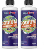 MaxTite Caustic Soda Beads - 2 Pack - 99% Pure