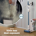 Shark Clean & Empty Cordless Stick Vacuum – Lightweight Cordless Vacuum with Auto-Empty System, HEPA Filter, Portable, Rechargeable, Exclusive Motorized Hand Tool for Pet Hair, BU3523