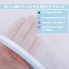 4 Pcs Large Mesh Laundry Bags for Delicates Intimates Lingerie with Zipper 2 Pcs 20” x 24”, 2 Pcs 24” x 24”