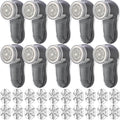 10 Pack Fabric Shaver and Lint Remover,Sweater Defuzzer with 20 Replaceable Blades,Fuzz Remover Furniture Sweater Shavers to Remove Pilling, Battery Operated, Gray