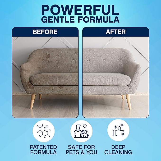 Stain & Odor Eliminator (32 oz) - Professional Cleaner for Pet Urine, Vomit & Feces, Safe on Carpet, Couch & Floor, Pet Stain Eliminator Spray, Advance Odor Control Technology