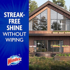 Windex Outdoor Window and Glass Cleaner for Hose Ammonia Free, Concentrated Formula for Deep Outdoor Clean, Patio Cleaner, Compatible With All Hoses, 32 Fl Oz (Pack of 8)