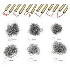 3000PCS Hot Staple Plastic Welder Staples Kit,6 Types Automotive Plastic Repair Welding Staples for All Cars Furniture Toy Maintenance, 0.6 0.8 mm Auto Bumper Repair Welding Rod