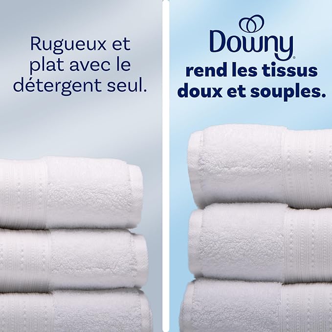 Downy Soft, 2 in 1 Soft and Fresh Liquid Fabric Softener, April Fresh, 140 fl oz, 190 Loads, Fabric Conditioner Liquid provides softness and freshness for fabrics