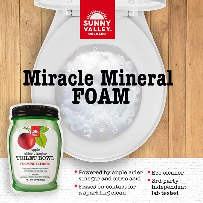 Apple Cider Vinegar Foaming Toilet Bowl Cleaner