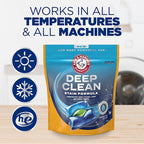ARM & HAMMER Deep Clean Stain Formula, Laundry Detergent Power Paks, 21 ct.