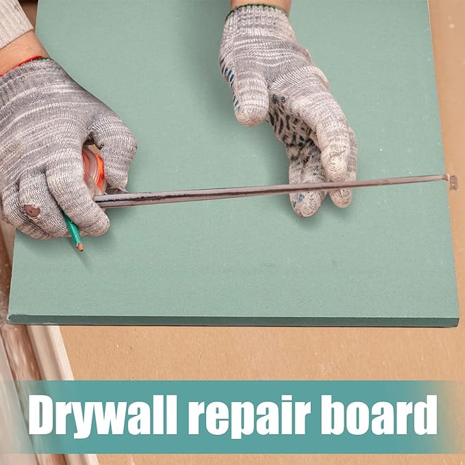 Amylove Drywall Repair Panel Drywall Patch Panel Repair for Mend Wall(2 Pcs,Green,12 x 12 x 1/2 Inch)