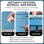 spot. Touch-Up Paint | Matte Finish for Cabinets, Walls, Doors & Furniture | Multi-Tone Blue Repair Kit | Quick-Dry, Self-Priming, Low-Odor, Eco-Friendly | No-Sanding or Primer Needed | 3 Pack