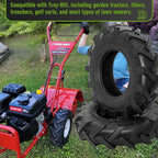 2 PCS 4.80/4.00-8 Tires, 4.80x4.00-8" Tubeless Turf Lawn Garden Tires for Tractor Tillers Golf Cart Most Garden Lawn Mower Tires