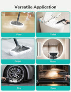 Steam Cleaner for home, 80PSI 293°F Multipurpose Heavy Duty Canister Steamer,Built-In Storage, Handheld Steam Mop for Home Car Upholstery Bed Furniture Carpet Bathroom Tile Grout Floor Cleaning, Blue