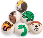 Wool Dryer Balls - Dry 1,000 Loads - 6 Pack Eco - Friendly Zero Waste - Organic Handmade in Nepal - Fair Trade by Woolygon