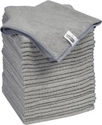 Rubbermaid Microfiber Cloth Towels 24 Pack 14"x14" Non-Scratch Reusable/Washable for Cleaning/Wiping/Polishing for Home/Kitchen/Car