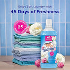 Suavitel Fabric Conditioner, Fabric Softener, 45 Days of Freshness, HE Compatible, 25 Small Loads, Field Flowers Scent, 25 fl oz