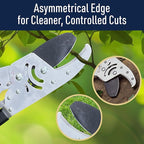 Anvil Lopper Replacement Blade - Large Coated Alloy Steel Blade for Double Ratcheting Anvil Loppers for Tree Trimming Heavy Duty Pruners - Gardening Tools by Kings County Tools