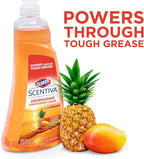 Clorox Scentiva Liquid Dish Soap, Hawaiian Sunshine Scent - Dishwashing Detergent Cuts Through Grease - A Powerful Clean You Can Trust, 26 Fl Oz - 6 Pack