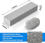 24 Pack Pumice Stone, Gray Pumice Stone for Toilet Bowl Cleaning, Scouring Stick for Cleaning Toilet, Bathroom, Kitchen Sink, Grill (Gray)