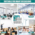 8Pcs 4 Inch Drywall Patch, Wall Repair Patches, Self-Adhesive Fiberglass Repair Kit Dry Wall Hole Repair Patch for Aluminum Metal Sheetrock Ceiling (4"x 4")