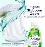 Downy RINSE & REFRESH Laundry Odor Remover and Fabric Softener for Activewear, Active Fresh Scent, 48 oz