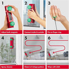 Tyroler Magnetic Window Cleaner Tool | The Glider D4 Double-Sided Window Cleaner Tool Fits Windows 0.1"-1.6" Thick | Magnet Window Cleaner | Magnetic Glass Cleaner | limpiador de ventanas magnetico