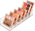 JessLab Acrylic Organizers, Bathroom Organizer for Drawer, Cosmetic Display Cases for Vanity, Countertop, Desk, Kitchen, and Makeup Storage, 6-Section