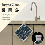 Swedish Dishcloths, 8 Pack Reusable Paper Towels with Clips, Quick Drying Dish Towels, Super Absorbent Cellulose Sponge Cloths, No Odor, Kitchen Cleaning Essentials