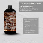 Lapew Warm Cinnamon Roll Scented Mop Soap - Luxury Floor Cleaner Concentrate for Mopping Tile, Laminate, Vinyl & Hardwood | Streak-Free, Low-Foam | 36 oz