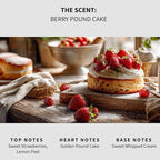 Lapew Berry Pound Cake Scented Mop Soap - Luxury Floor Cleaner Concentrate for Mopping Tile, Laminate, Vinyl & Hardwood | Streak-Free, Low-Foam | 36 oz